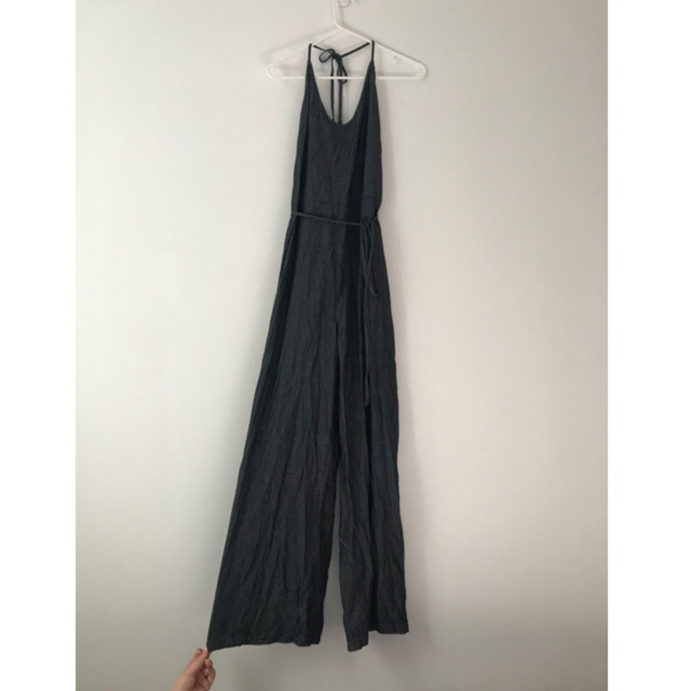 Free People • denim jumpsuit